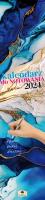 Opakowanie Kalenadarz 2024 ścienny paskowy wąski do notowania KPW-V.1