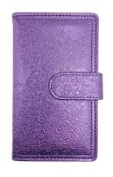 Opakowanie Kalendarz 20223 B6 dzienny z zapięciem flower fioletowy