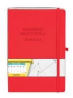 Okładka książki Kalendarz 2023/2024 A5 nauczyciela TDW czerwony