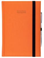 Opakowanie Kalendarz 2023/2024 nauczyciela Nebraska z gumką POMARAŃCZ