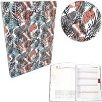 Opakowanie Kalendarz 2023 A4 dzienny soft touch paprocie