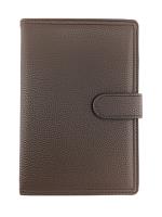 Opakowanie Kalendarz 2023 A5 dzienny z zapięciem ekoskóra brązowy