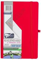 Opakowanie Kalendarz 2023 A5 tyg. Hip hop czerwony ELEFANT