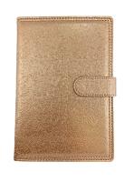 Opakowanie Kalendarz 2023 A5 tygodniowy z zapięciem flower złoty