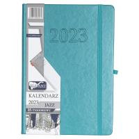 Opakowanie Kalendarz 2023 B5 tyg. Jazz turkusowy ELEFANT