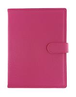 Opakowanie Kalendarz 2023 B5 tygodniowy z zapięciem ekoskóra malinowy