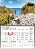 Opakowanie Kalendarz 2023 jednodzielny Morze