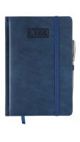 Opakowanie Kalendarz 2023 lux z gumką B5 dzienny V2 niebieski