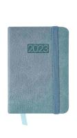Opakowanie Kalendarz 2023 lux z gumką kieszonkowy niebieski V7