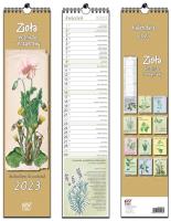 Opakowanie Kalendarz 2023 paskowy 13 planszowy Zioła