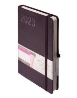 Okładka książki Kalendarz 2023 Rubi A5 brązowy DNS ANTRA