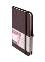 Okładka książki Kalendarz 2023 Rubi A6 brązowy TDW