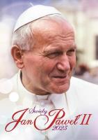 Okładka książki Kalendarz 2023 ścienny Święty Jan Paweł II ekonom.