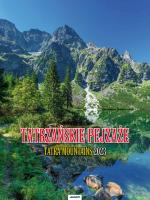 Opakowanie Kalendarz 2023 Ścienny Tatrzańskie pejzaże AVANTI