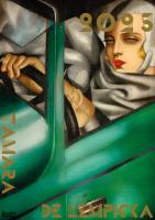 Kalendarz 2023 Tamara Łempicka gold. Autor: Pluta Władysław. SmakLiter.pl Okładka książki Kalendarz 2023 Tamara Łempicka gold