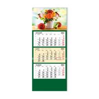 Opakowanie Kalendarz 2023 Trójdzielny SB6-1 Kwiaty