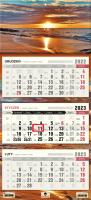 Opakowanie Kalendarz 2023 trójdzielny zach słońca KT-1 V36