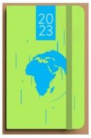 Okładka książki Kalendarz 2023 Ziemia B6 zielony DNS ANTRA