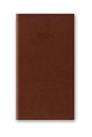 Opakowanie Kalendarz 2024 11T A6 BRĄZOWY KIESZONKOWY