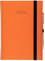 Okładka książki Kalendarz 2024/2025 nauczyciela A5 Nebraska z gumką pomarańcz