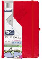 Opakowanie Kalendarz 2024/2026 A5 18M + notes Hip Hop czerw