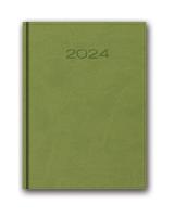Opakowanie Kalendarz 2024 21D A5 JASNOZIELONY KSIĄŻKOW