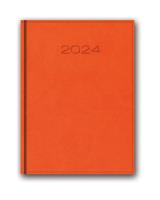 Opakowanie Kalendarz 2024 21D A5 POMARAŃCZOWY KSIĄŻK