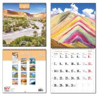 Opakowanie Kalendarz 2024 30x60 13 plansz Krajobrazy Św.