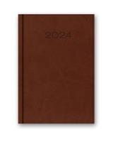 Opakowanie Kalendarz 2024 41D B6 BRĄZOWY KSIĄŻKOWY