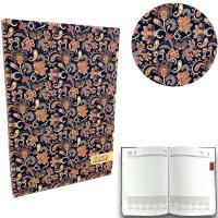 Opakowanie Kalendarz 2024 A4 dzienny soft touch Paisley Blue