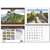 Opakowanie Kalendarz 2024 A4 terminarz 13 plansz PL Góry