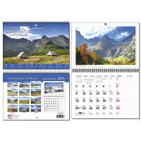 Opakowanie Kalendarz 2024 A4 terminarz 13 plansz Tatry