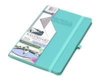 Opakowanie Kalendarz 2024 A5 12M + notes Hip hop turkusowy