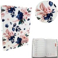 Opakowanie Kalendarz 2024 A5 tygodniowy Niebieskie róże