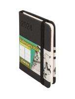 Okładka książki Kalendarz 2024 Awangarda A7 czarny TDW