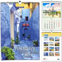 Opakowanie Kalendarz 2024 B3 13 plansz Podróże