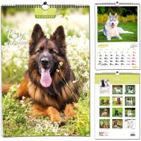 Opakowanie Kalendarz 2024 B3 7 plansz Psy