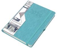 Opakowanie Kalendarz 2024 B5 tygodniowy Jazz turkusowy