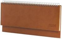 Opakowanie Kalendarz 2024 biurkowy leżący Vivella brązowy