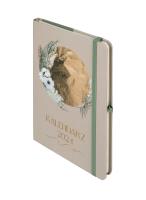 Okładka książki Kalendarz 2024 Botanical Złoty księżyc A5 DNS