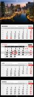 Opakowanie Kalendarz 2024 czterodzielny premium City Dubai KT4-V.11
