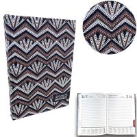 Opakowanie Kalendarz 2024 dzienny A5 soft touch zygzaki EV230036