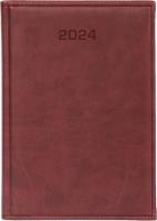 Kalendarz 2024 dzienny A5 Vivella bordo. Wydawca: ANIEW. SmakLiter.pl Opakowanie Kalendarz 2024 dzienny A5 Vivella bordo