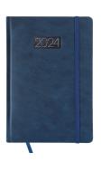 Opakowanie Kalendarz 2024 lux z gumką A5 dzienny V2 granatowy