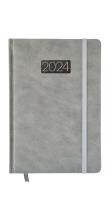 Opakowanie Kalendarz 2024 lux z gumką A5 tygodniowy V4 szary
