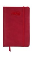Opakowanie Kalendarz 2024 lux z gumką B6 dzienny V6 czerwony