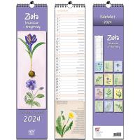 Opakowanie Kalendarz 2024 paskowy 13 planszowy Zioła