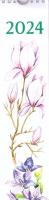 Opakowanie Kalendarz 2024 paskowy Kwiaty