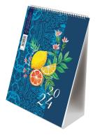 Kalendarz 2024 pionowy B6 ze spiralką cytrusy. Wydawca: MICHALCZYK I PROKOP. SmakLiter.pl Opakowanie Kalendarz 2024 pionowy B6 ze spiralką cytrusy