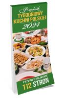 Kalendarz 2024 Poradnik kuchni polskiej tygodniowy. Wydawca: KALPOL.BIS kalendarze. SmakLiter.pl Opakowanie Kalendarz 2024 Poradnik kuchni polskiej tygodniowy